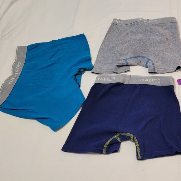 Pre Owned Pack of Hanes Boys Comfort Soft Waistband Boxer Briefs - Picture 3 of 4